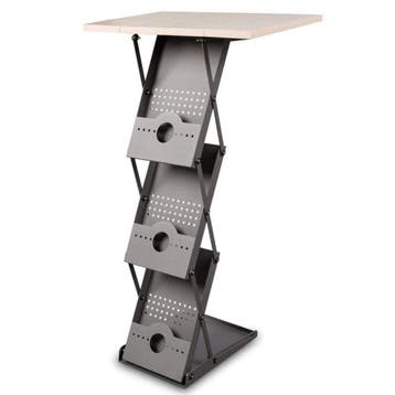 Folderstandaard + Counter | CONCORD | Staal/Hout |, Zakelijke goederen, Verzenden, Nieuw in verpakking