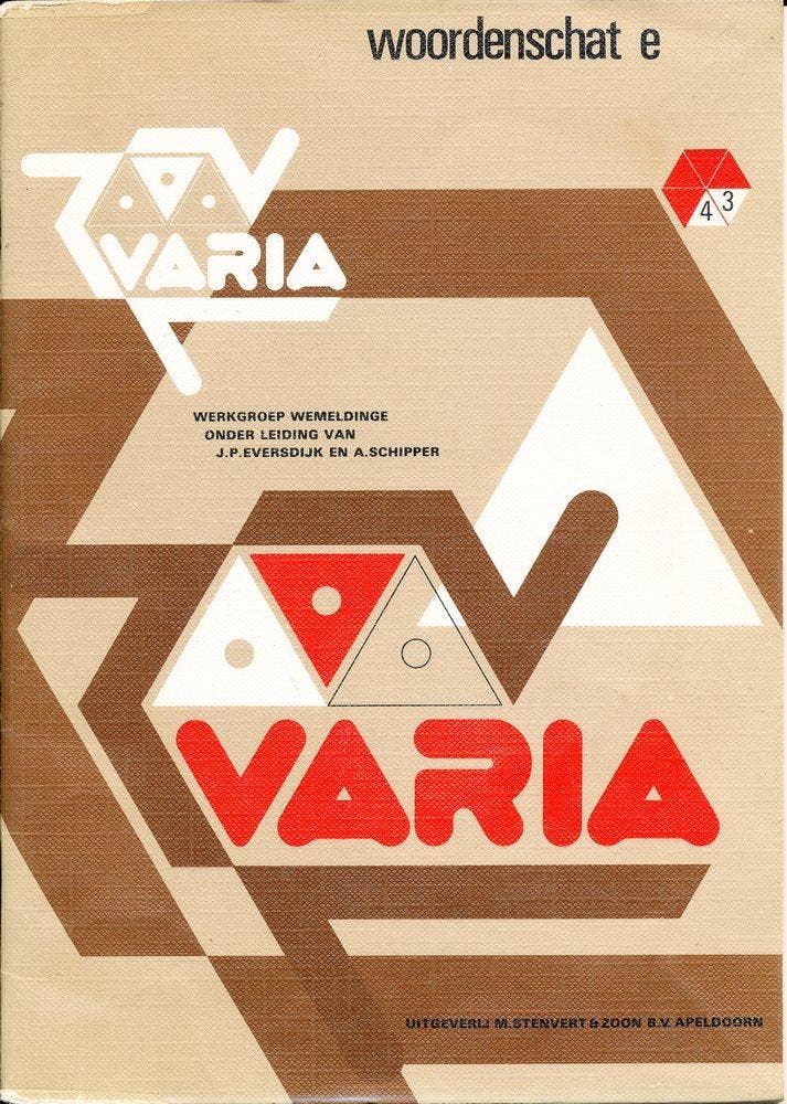 Varia Woordenschat E groep 5-6, Livres, Livres scolaires, Envoi