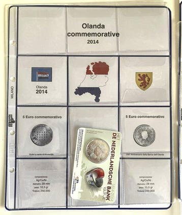 Nederland. 5 Euro 2012/2014 (8 monete) (Zonder minimumprijs)