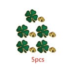 5 pin broche Klavertje 4 - klaver - geluk - geluksbrenger..., Handtassen en Accessoires, Bedels, Ophalen of Verzenden, Nieuw