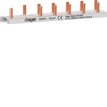 Hager VISION Rail de connexion - KB5FN, Bricolage & Construction, Verzenden