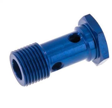 Boulon banjo en aluminium à 1 voie avec filetage mâle G1/2, Verzenden