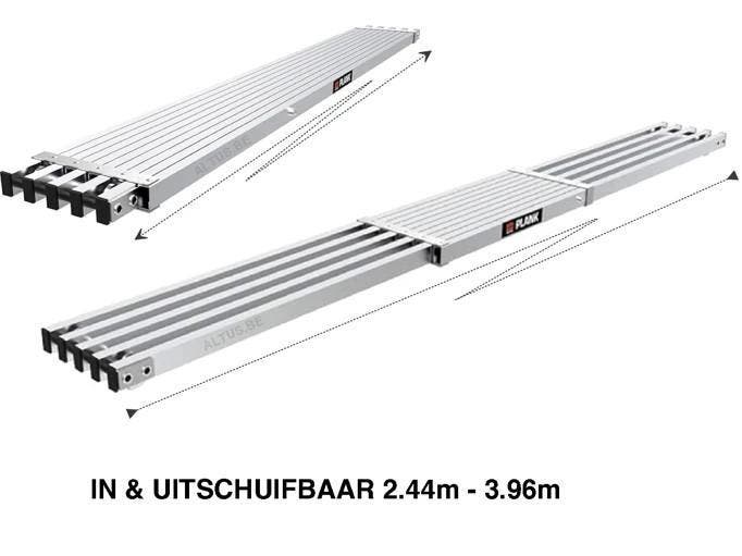 Altrex telescopisch platform 13, Doe-het-zelf en Bouw, Overige Doe-Het-Zelf en Bouw, Nieuw, Ophalen of Verzenden