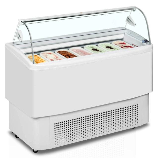 Schepijsvitrine | FIJI | 383L | 7x 5L | -14°C/-16°C |, Zakelijke goederen, Horeca | Keukenapparatuur, Nieuw in verpakking, Verzenden