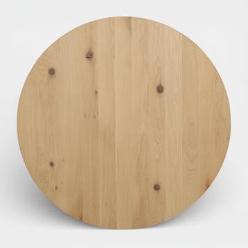 Tafelblad rond Eikenhout Ø80, Huis en Inrichting, Tafels | Eettafels, Nieuw