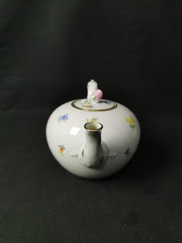 Meissen - Fiori sparsi - Teiera - L.20cm - 1.Wahl - XX