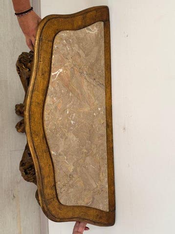 Wandtafel - Hout, Marmer