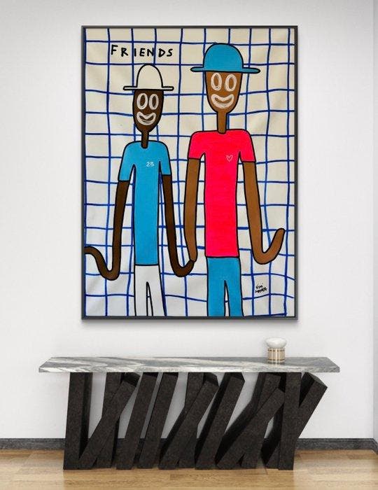 GINI MARTA - Friends, Antiquités & Art, Art | Peinture | Moderne