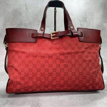 Gucci - GG Pattern Gold Hardware - Sac fourre-tout, Nieuw