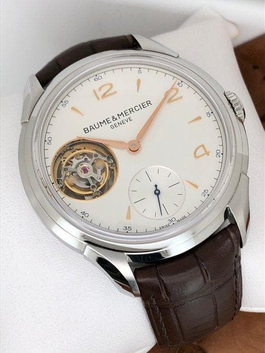 Baume & Mercier - Clifton 1892 Flying Tourbillon Limited, Handtassen en Accessoires, Horloges | Heren