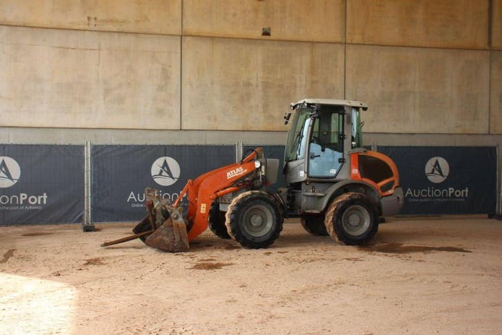 Veiling: Wiellader Atlas 75eS Diesel 54kW 2016, Zakelijke goederen, Machines en Bouw | Kranen en Graafmachines, Ophalen