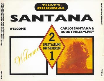 Santana / Carlos Santana And Buddy Miles - Welcome / Carlos, Verzenden, Gebruikt
