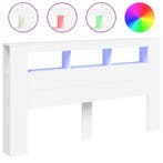 LED-hoofdbord wit | Retour Deal | Sla je slag! (hoofdeinde), Huis en Inrichting, Gebruikt, Verzenden, Wit, Tweepersoons