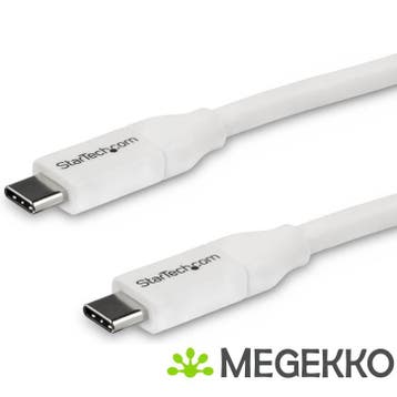 StarTech.com USB 2.0 0.48Gbps 100W USB Type-C 4m Wit USB-IF, Verzenden