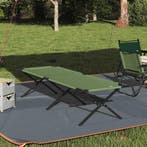 vidaXL Opvouwbaar Campingbed Groen 210 x 80 x 46 cm Oxford, Caravans en Kamperen, Kampeeraccessoires, Verzenden, Nieuw