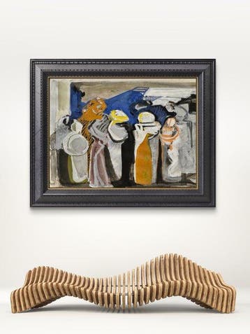 Marcus de Vestele (1941-2024) - Groupe de Figures Cobra -