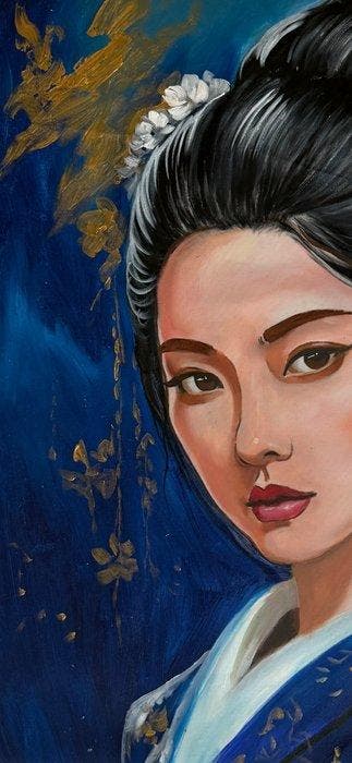 Hoàng Quoc Vinh - LÉclat Saphir 100 80 cm  Vendu sans