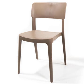 Stoel | WING | Sand | Kunststof | Outdoor | Stapelbaar |, Verzenden