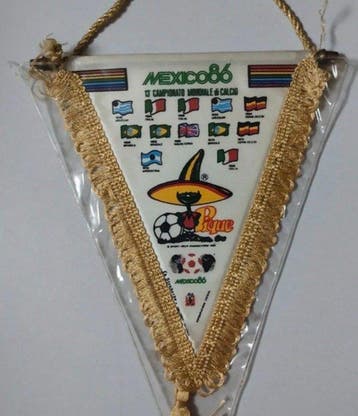 FIFA World Cup mexico 86 - 1986 - Vlag/wimpel, Verzamelen, Nieuw