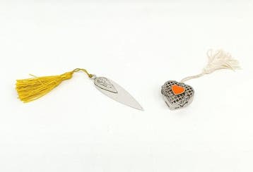 Boîte à bijoux (2) - Argent 925, Argent 800 - Porte-cartes
