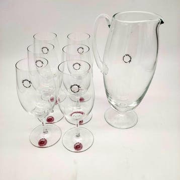 v.nason&c. - Carlo Nason - Drinkservies voor 6 (7) - Bel