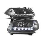 PHARES RENAULT MEGANE 02-05 DAYLIGHT LED FOND NOIR, Verzenden