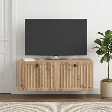 vidaXL Wandmontage TV-kast 78,5 x 41 x 30 cm Artisanaal, Huis en Inrichting, Verzenden, Nieuw