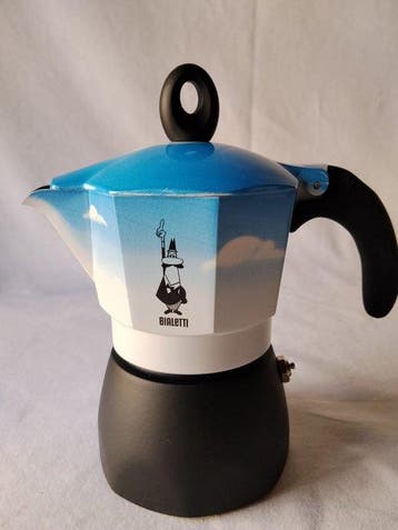 Caffettiera Bialetti Moka Gioielli Collection Decoro Cielo