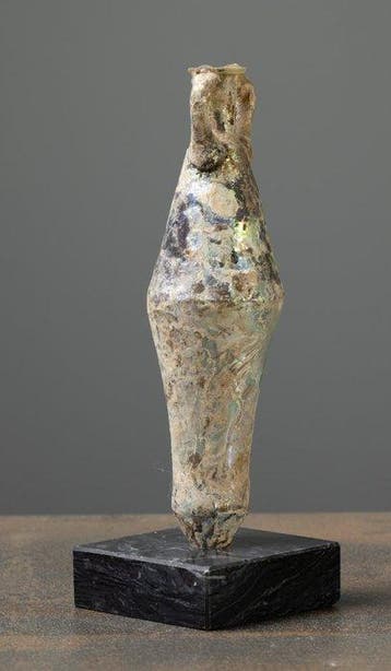 Oud-Romeins, Keizerrijk Romeins glazen ungentarium - 14 cm