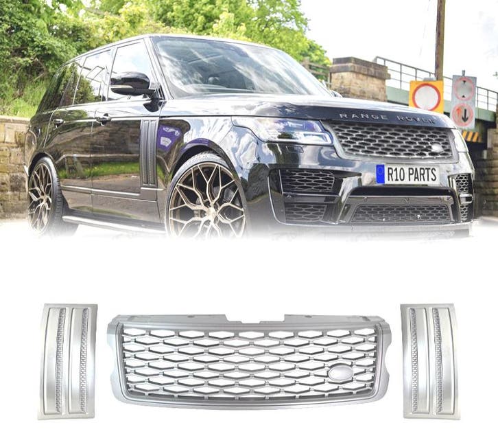 KIT GRILLE + ENTRÉES DAIR LATÉRALES POUR RANGE ROVER VOGUE, Auto-onderdelen, Carrosserie, Verzenden