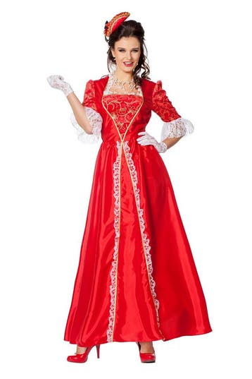 Middeleeuwse Jurk Rood, Kleding | Dames, Carnavalskleding en Feestkleding, Verzenden, Nieuw