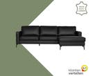 Leren hoekbank Match - 2.5-zits arm links + Longchair arm, Ophalen of Verzenden