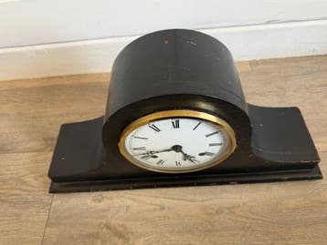Horloge - Antique bois,metal,verre - 1930-1940, Antiquités & Art
