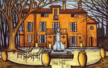Bernard Buffet (1928-1999) - La terrasse de la Baume