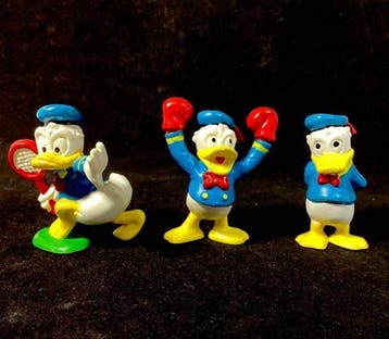 Disney - Beeldje - Vintage Disney Donald Duck & Scrooge