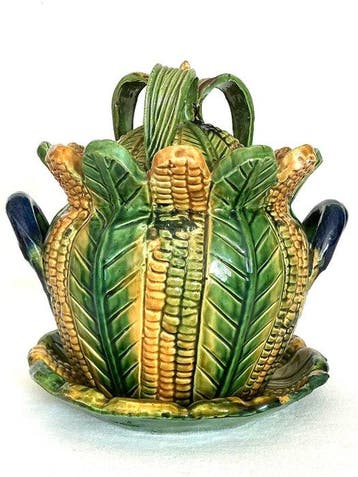 Exclusieve Maïs pot - Centre de table - céramique artisanale