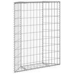 vidaXL Gabion plantenbak trapezium 80x20x100 cm, Verzenden, Nieuw