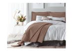 Sleeptime Wave Taupe 260 x 250 - 200X200/220 + 2 x kussenslo, Huis en Inrichting, Slaapkamer | Beddengoed, Nieuw