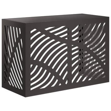 vidaXL Air Conditioner Hoes Zwart 90 x 40 x 60 cm Staal, Electroménager, Climatiseurs, Verzenden