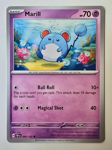 MARILL (TEMPORAL FORCES 064/162) (TRADING CARD)