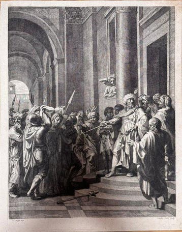 Claudia Stella (1636-1697), after Nicolas Poussin - Gesù