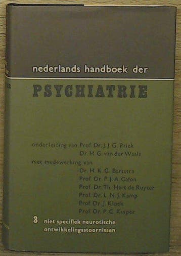 3 Nederlands handboek psychiatrie - Prick, Verzenden