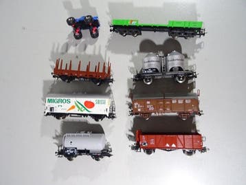 Märklin H0 - Wagon de marchandises pour trains miniatures