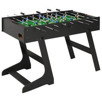 vidaXL Voetbaltafel inklapbaar 121x61x80 cm zwart, Verzenden