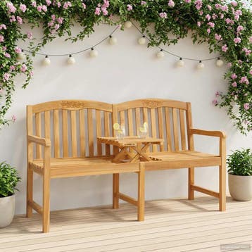 vidaXL Handgemaakte Rozenbank 150,5 x 60 x 95 cm Massief, Verzenden