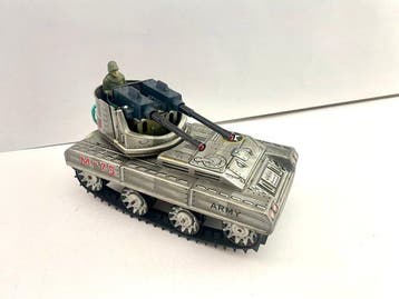 Sankei - Jouet en étain - Anti-Aircraft Tank - Japon