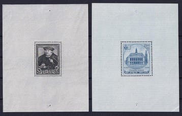 Belgique 1935/1936 - Blokken Tassis, Borgerhout, Charleroi -