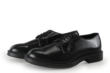Manfield Veterschoenen in maat 40 Zwart, Manfield, Verzenden, Zwart, Zo goed als nieuw