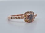 Zonder minimumprijs - Ring - 14 karaat Roségoud - 0.72ct., Nieuw