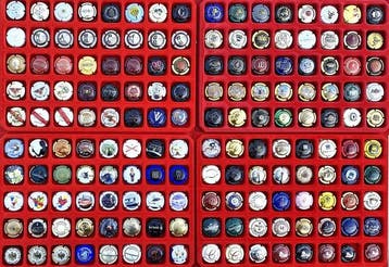 Collection de capsules de champagne - Gros Lot de Capsules